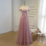 Cheap Pink Long Party Evening Dress 2025 Lace Up Women Formal Prom Gown HZ0527