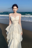 A Line Sweetheart Floor Length Ivory Long Prom Dress Party Dress HZ0527