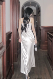 Mermaid Sweetheart Floor Length Ivory White Prom Dress, Party Dress HZ0527
