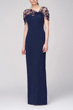 Sheath Spaghetti Straps Floor Length Mother of The Bride Dress HZ0527