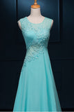 Long Lace Beaded Chiffon Modest Empire Prom Dresses HZ0527