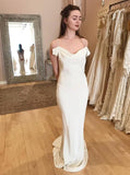 Mermaid Spaghetti Straps Backless Ruched Boho Wedding Dress HZ0527