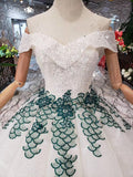 Off the Shoulder Prom Dresses,Ball Gown Wedding Dress, Quinceanera Dresses HZ0527