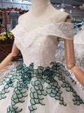 Off the Shoulder Prom Dresses,Ball Gown Wedding Dress, Quinceanera Dresses HZ0527