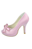 Beautiful Pink Beading High Heel Peep Toe Girly Party Shoes HZ0527