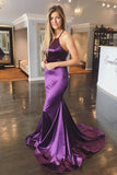 Elegant Mermaid Green Long Prom Dresses With Sweep Train HZ0527