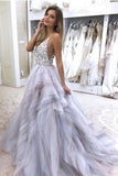 Spaghetti Strap V Neck Wedding Dresses,Cheap Elegant Prom Dress HZ0527