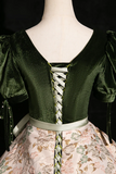 A Line Satin Velvet Long Prom Dress, Satin Long Formal Dress HZ0527