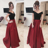 New Arrival V-Neck A-Line Long Prom Dresses,Cheap Formal Women Evening Dress HZ0527