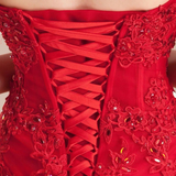 Promfast Decent Long Mermaid Lace Sweetheart Prom Dress with Appliques and Beading HZ0527