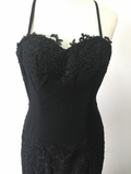 Black Backless lace Sexy mermaid beautiful Long Prom Dress HZ0527