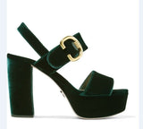 Promfast New Female Fairy Style High Heeled Shoes, Retro High Heeled Hot Trend Shoe HZ0527