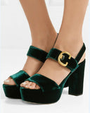 Promfast New Female Fairy Style High Heeled Shoes, Retro High Heeled Hot Trend Shoe HZ0527