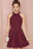 Promfast 2025 Homecoming Dress Cheap Burgundy Short Prom Dress Party Dress HZ0527