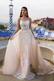 Promfast Lace wedding dresses for Sale, Elegant Newest modest wedding dresses HZ0527