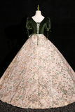A Line Satin Velvet Long Prom Dress, Satin Long Formal Dress HZ0527